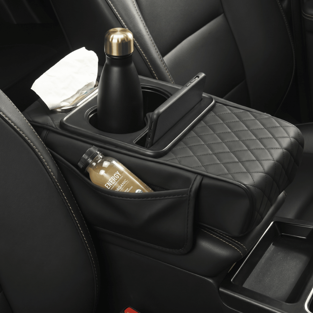 Multi-Purpose PU Leather Car Armrest Box Mat