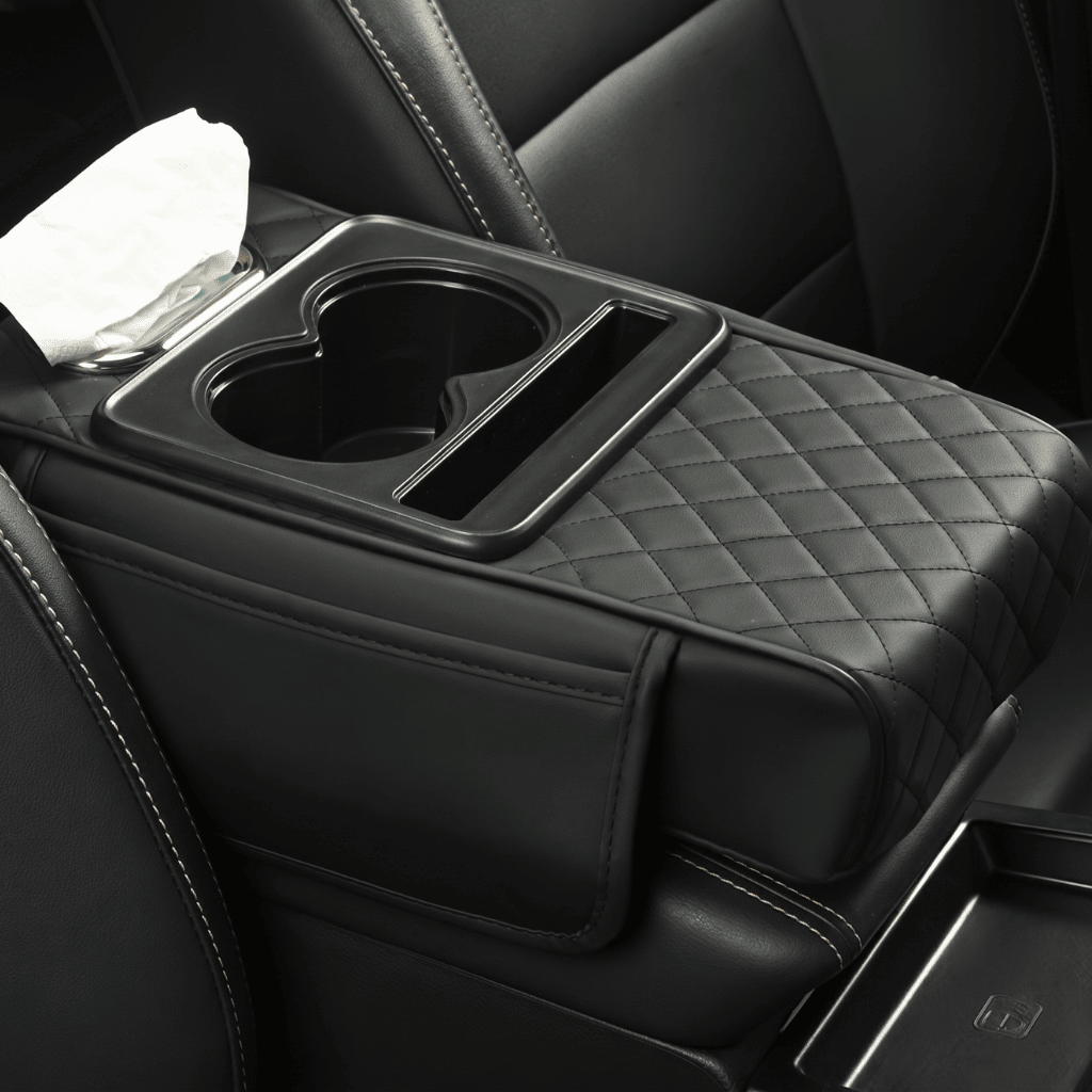 Multi-Purpose PU Leather Car Armrest Box Mat