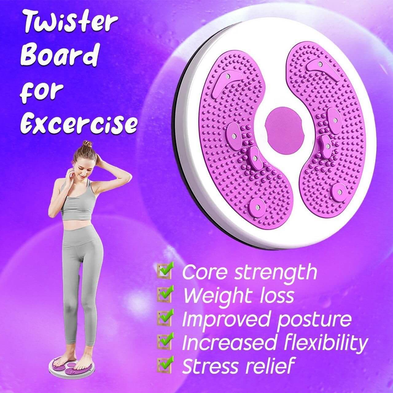 Medivita CoreTwist Balance Board with textured surface enhancing core strength and flexibility in exercise routines.